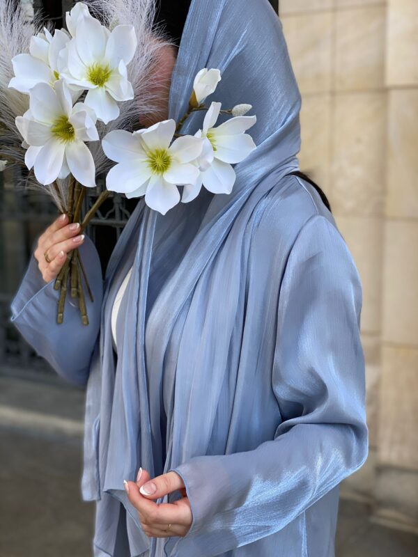 Ice Blue Abaya - Image 3